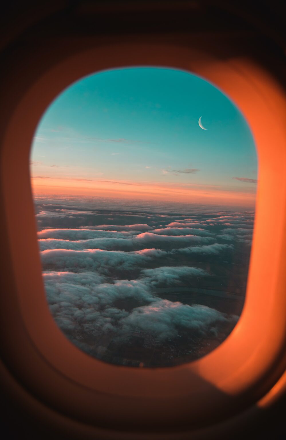 picture of an airplane window